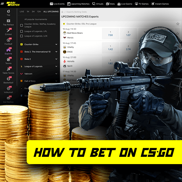 How to bet on CS:GO?
