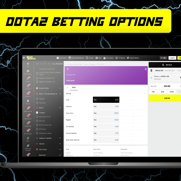 Dota2 Betting Options