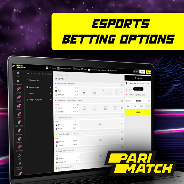 Esports Betting Options and Lines