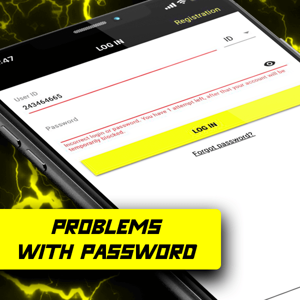 Problems with password