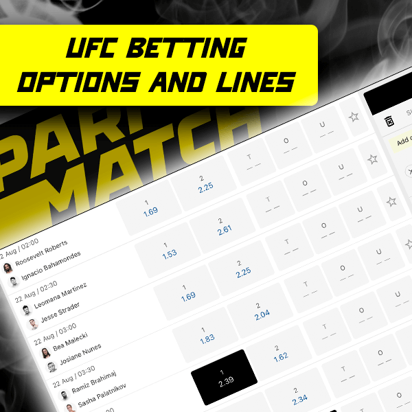 Betting options and Lines