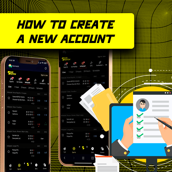 How to create a new account